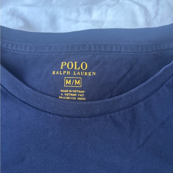 Polo Ralph Lauren Tee Shirt Navy Blue - Picture 4 of 4